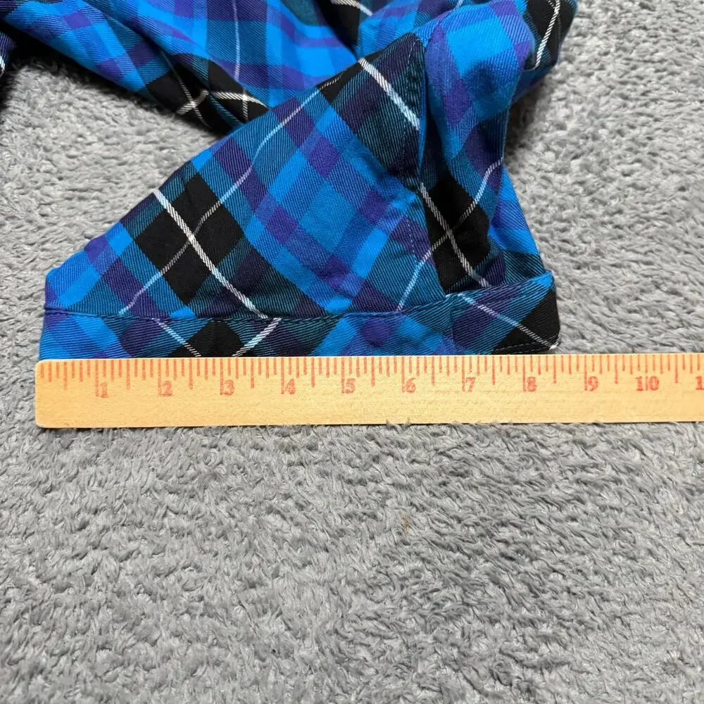 Royal & Awesome Pants Hat Mens 42 (44x22) Blue Plaid Plaid Knickers Tartan